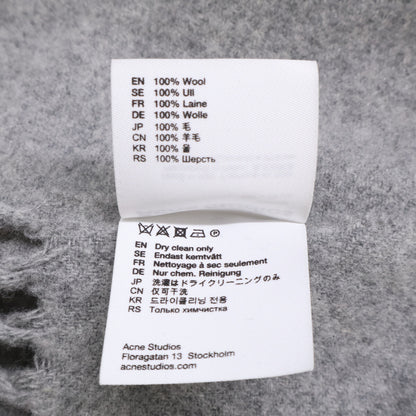 ACNE STUDIOS アクネ ストゥディオズ CA0102 フリンジ ウール スカーフ マフラー 200 x 70 cm
