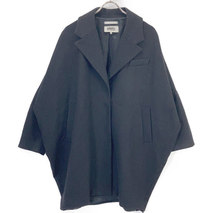 MM6 エムエムシックス ブラック S32AA0104 2015AW オーバーサイズ コクーンコート コート