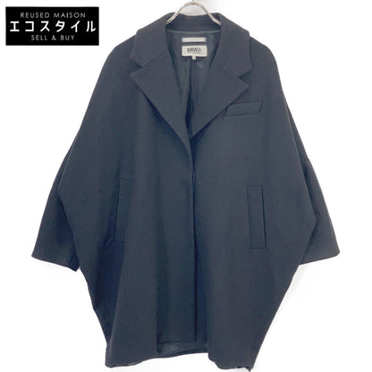 MM6 エムエムシックス ブラック S32AA0104 2015AW オーバーサイズ コクーンコート コート