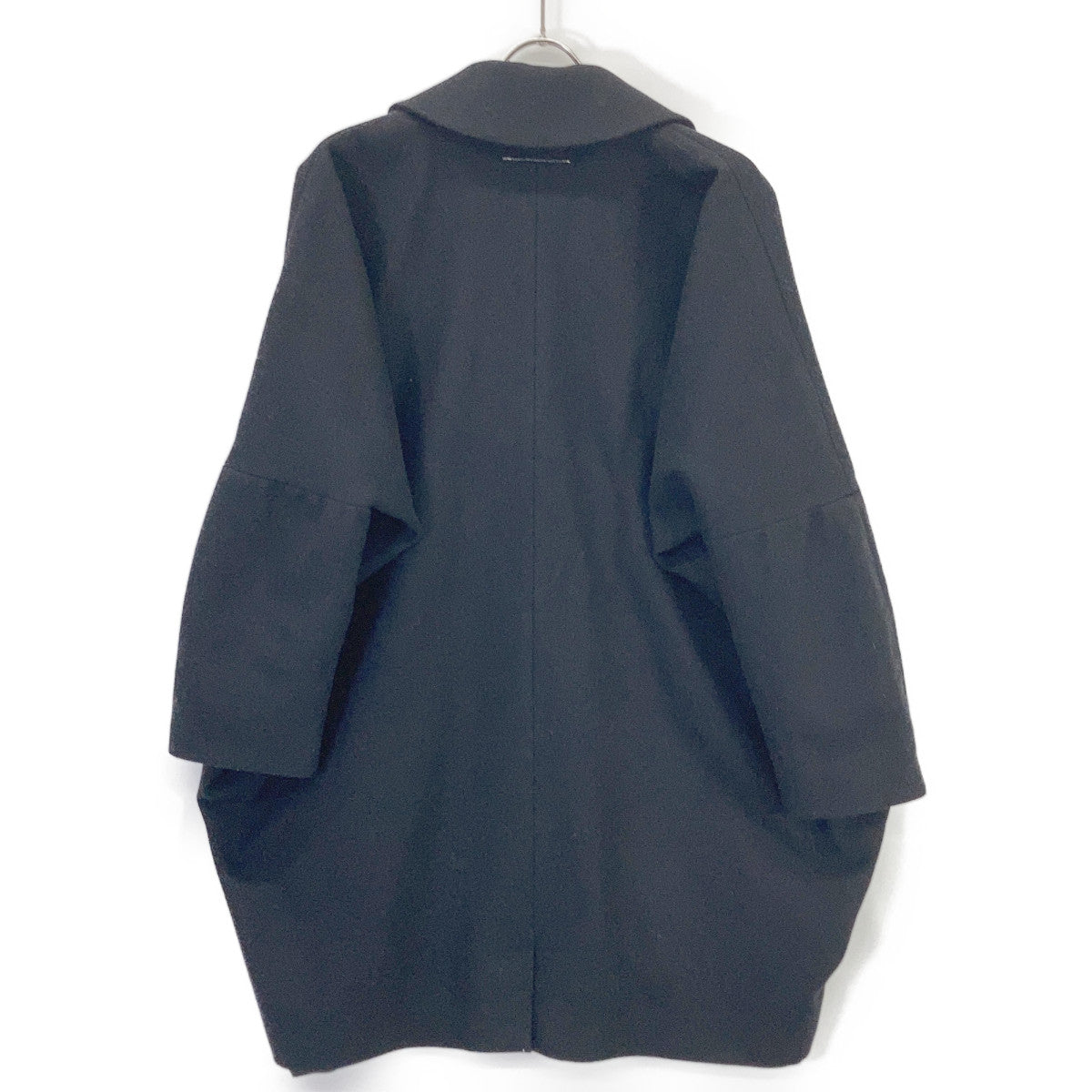 MM6 エムエムシックス ブラック S32AA0104 2015AW オーバーサイズ コクーンコート コート