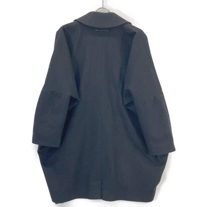 MM6 エムエムシックス ブラック S32AA0104 2015AW オーバーサイズ コクーンコート コート