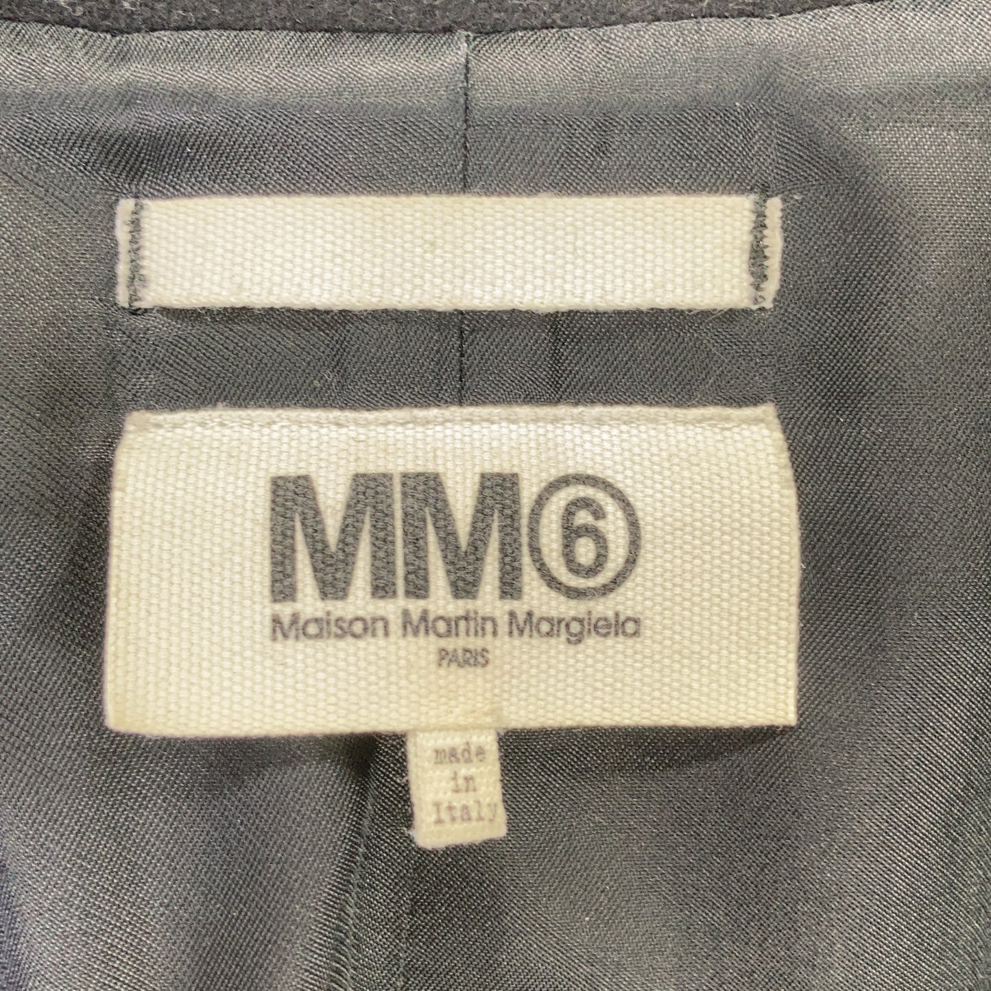 MM6 エムエムシックス ブラック S32AA0104 2015AW オーバーサイズ コクーンコート コート