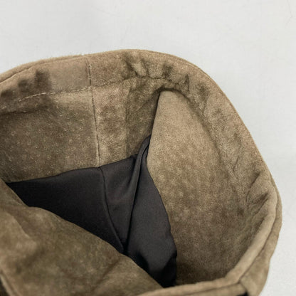EMMETI Gray Pigskin GIAPPONE Zip-up Leather Blouson Jacket 48