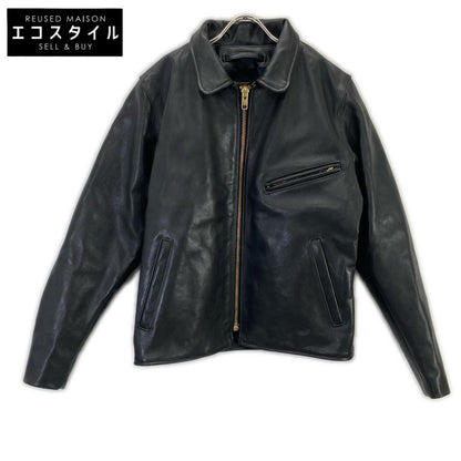 VANSON 范森 83145A 03 黑色 单排扣机车夹克 美国 夹克 38