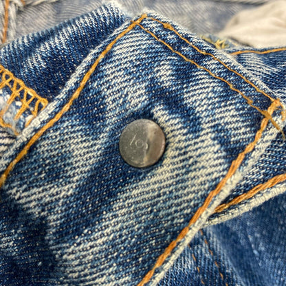 LEVI'S リーバイス 66前期 ブルー ボタン裏6 ポケット裏シングル スモールe ボタンフライデニムパンツ ボトムス