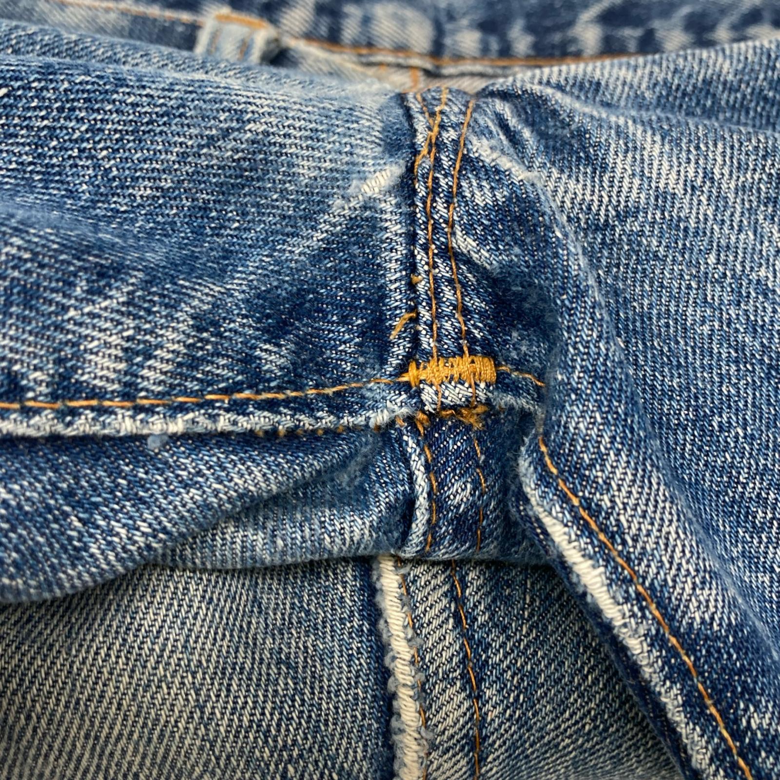 LEVI'S リーバイス 66前期 ブルー ボタン裏6 ポケット裏シングル スモールe ボタンフライデニムパンツ ボトムス