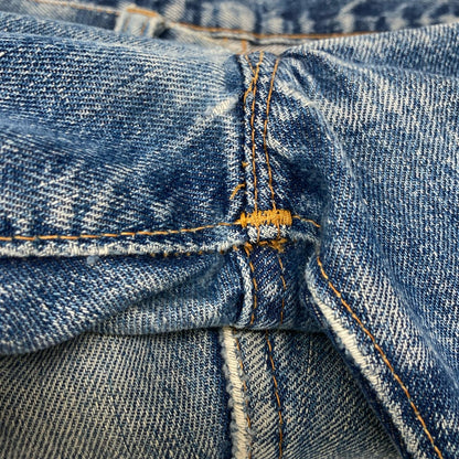 LEVI'S リーバイス 66前期 ブルー ボタン裏6 ポケット裏シングル スモールe ボタンフライデニムパンツ ボトムス