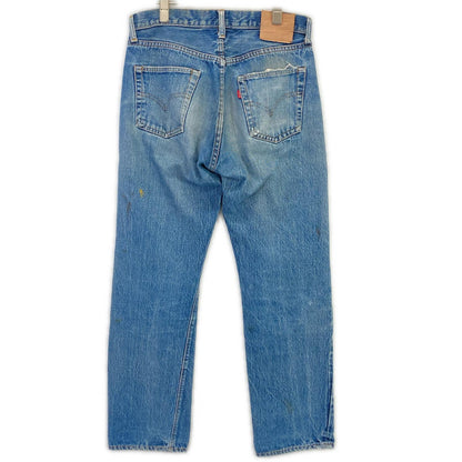 LEVI'S リーバイス 66前期 ブルー ボタン裏6 ポケット裏シングル スモールe ボタンフライデニムパンツ ボトムス