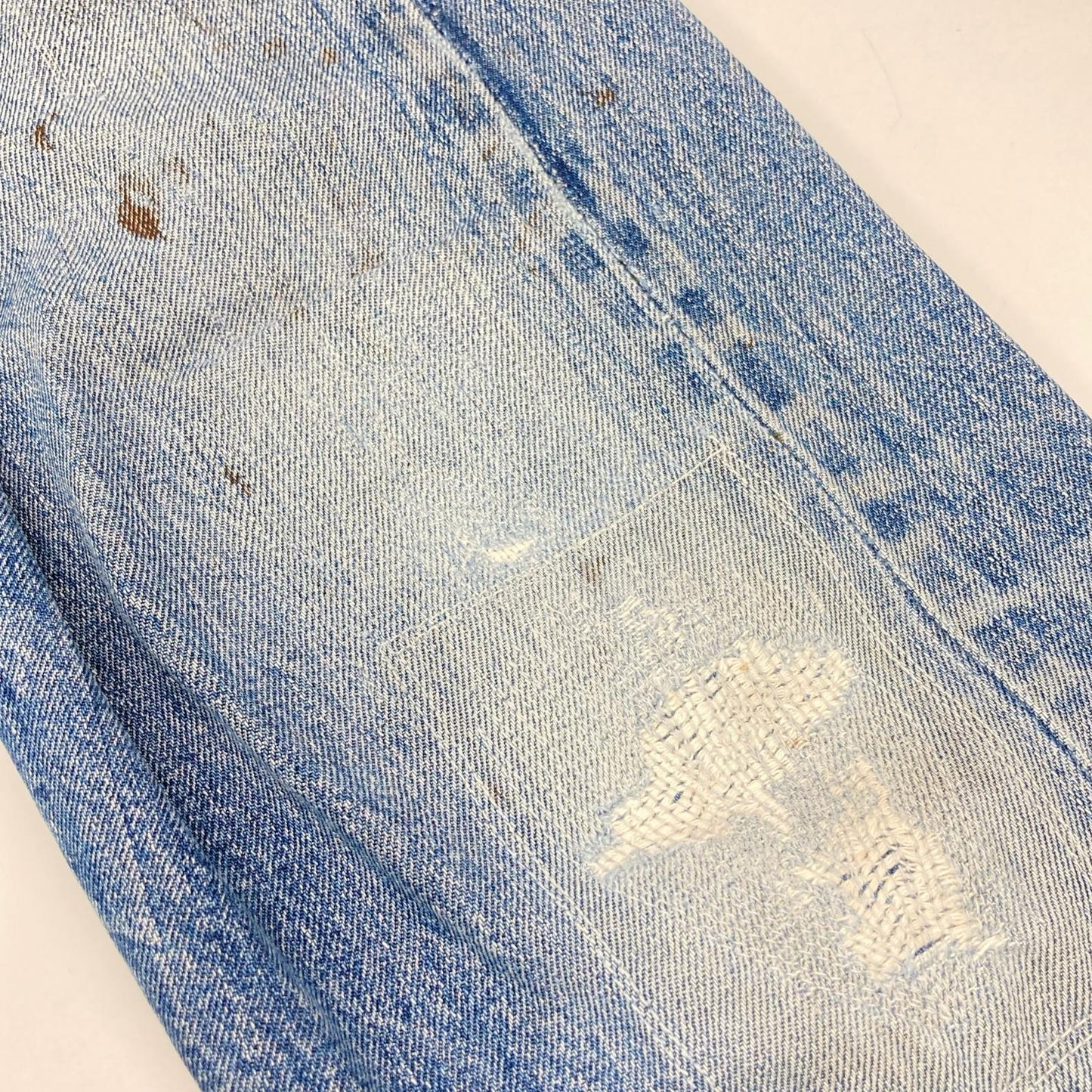 LEVI'S リーバイス 66前期 ブルー ボタン裏6 ポケット裏シングル スモールe ボタンフライデニムパンツ ボトムス