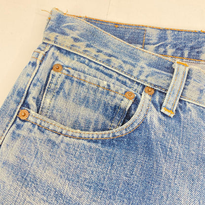 LEVI'S リーバイス 66前期 ブルー ボタン裏6 ポケット裏シングル スモールe ボタンフライデニムパンツ ボトムス