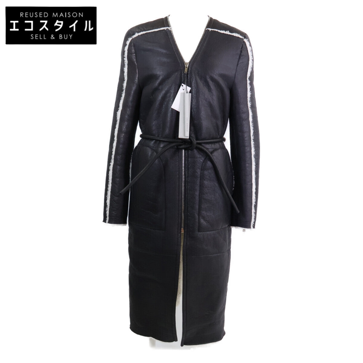 Rick Owens 【Mint Condition】RR02A5960-LSHC GETHSEMANE F/W21 Mouton Long Coat 48
