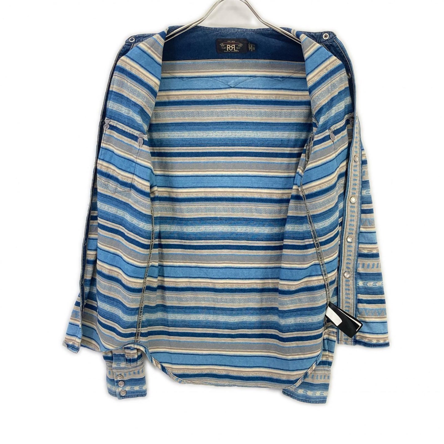 RRL ダブルアールエル 782911250001 ブルー系 バッファローウエスタンシャツ トップス