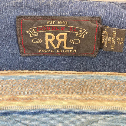 RRL ダブルアールエル 782911250001 ブルー系 バッファローウエスタンシャツ トップス