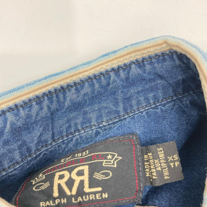 RRL ダブルアールエル 782911250001 ブルー系 バッファローウエスタンシャツ トップス