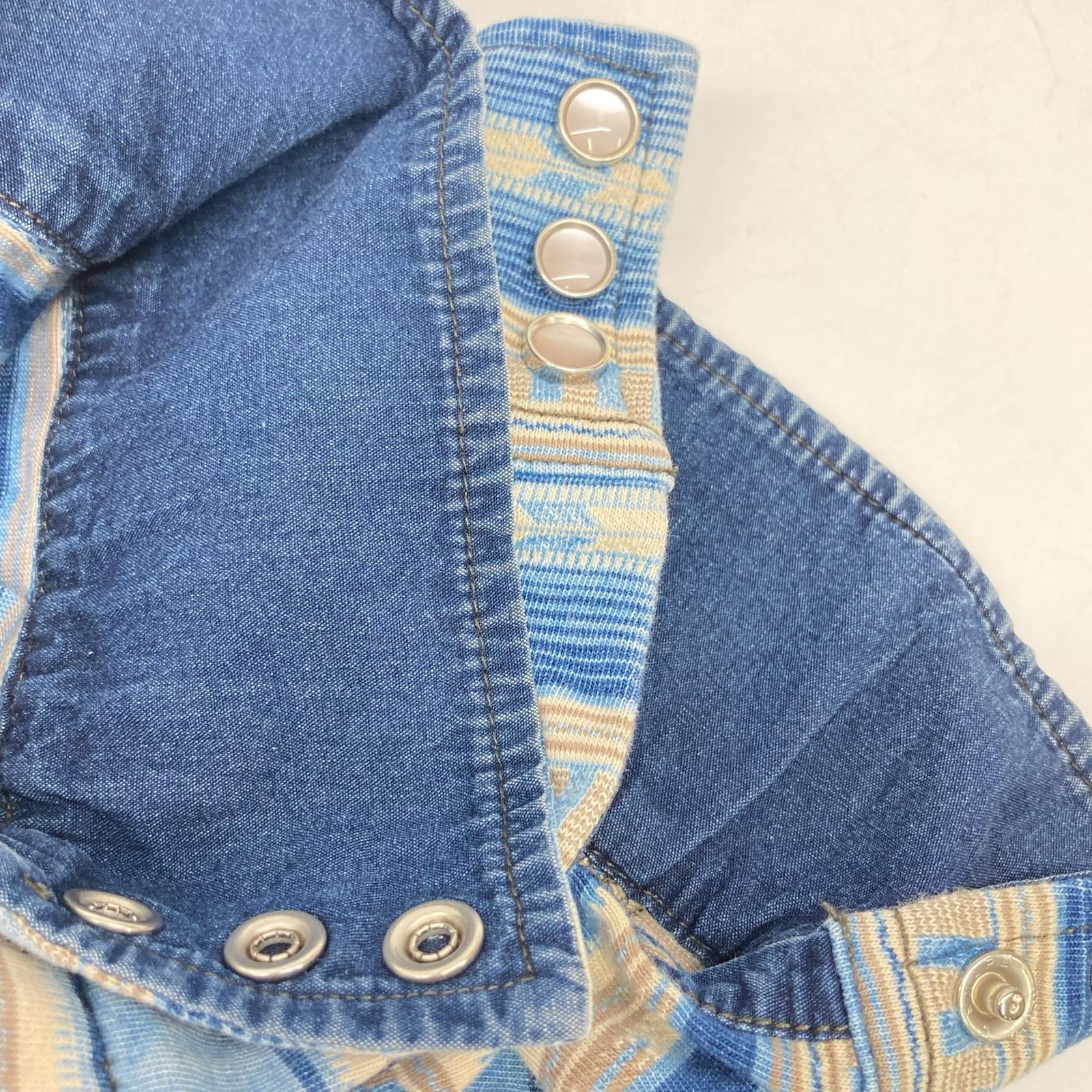 RRL ダブルアールエル 782911250001 ブルー系 バッファローウエスタンシャツ トップス