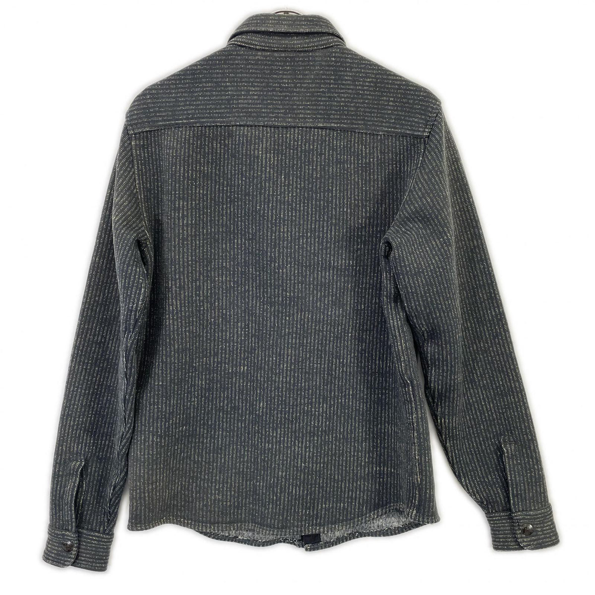 RRL 双R标 782929520001 灰色 条纹 沙滩布衬衫夹克 夹克 XS