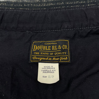 RRL 双R标 782929520001 灰色 条纹 沙滩布衬衫夹克 夹克 XS