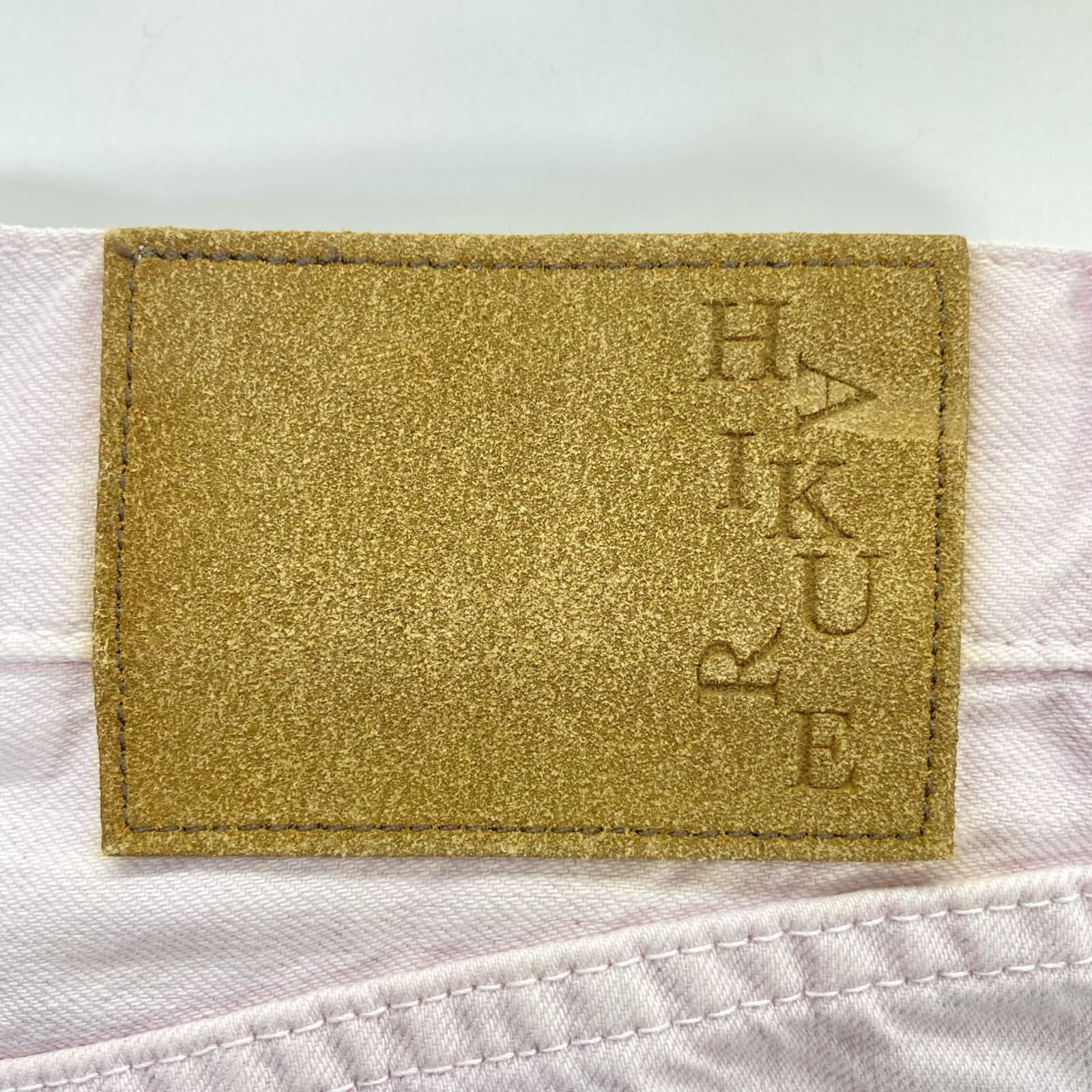 HAIKURE ハイクル ピンク HEW03322 ストレートデニム ボトムス