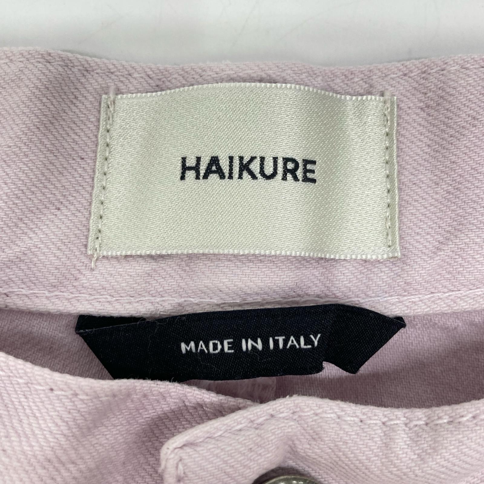 HAIKURE ハイクル ピンク HEW03322 ストレートデニム ボトムス