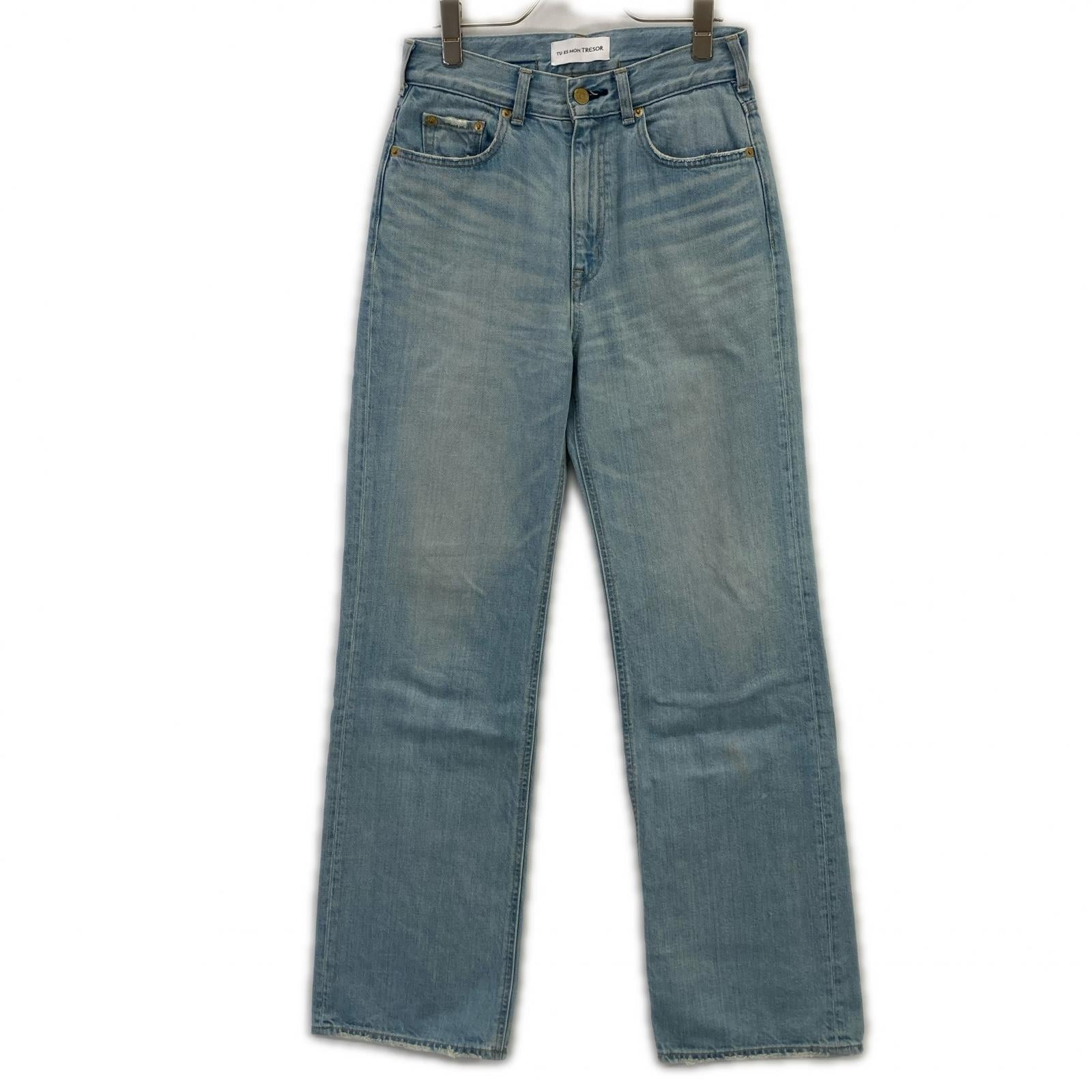 Tu es mon TRESOR Tu es mon TRESOR 冰洗款 青金石牛仔裤 直筒牛仔裤 下装 26