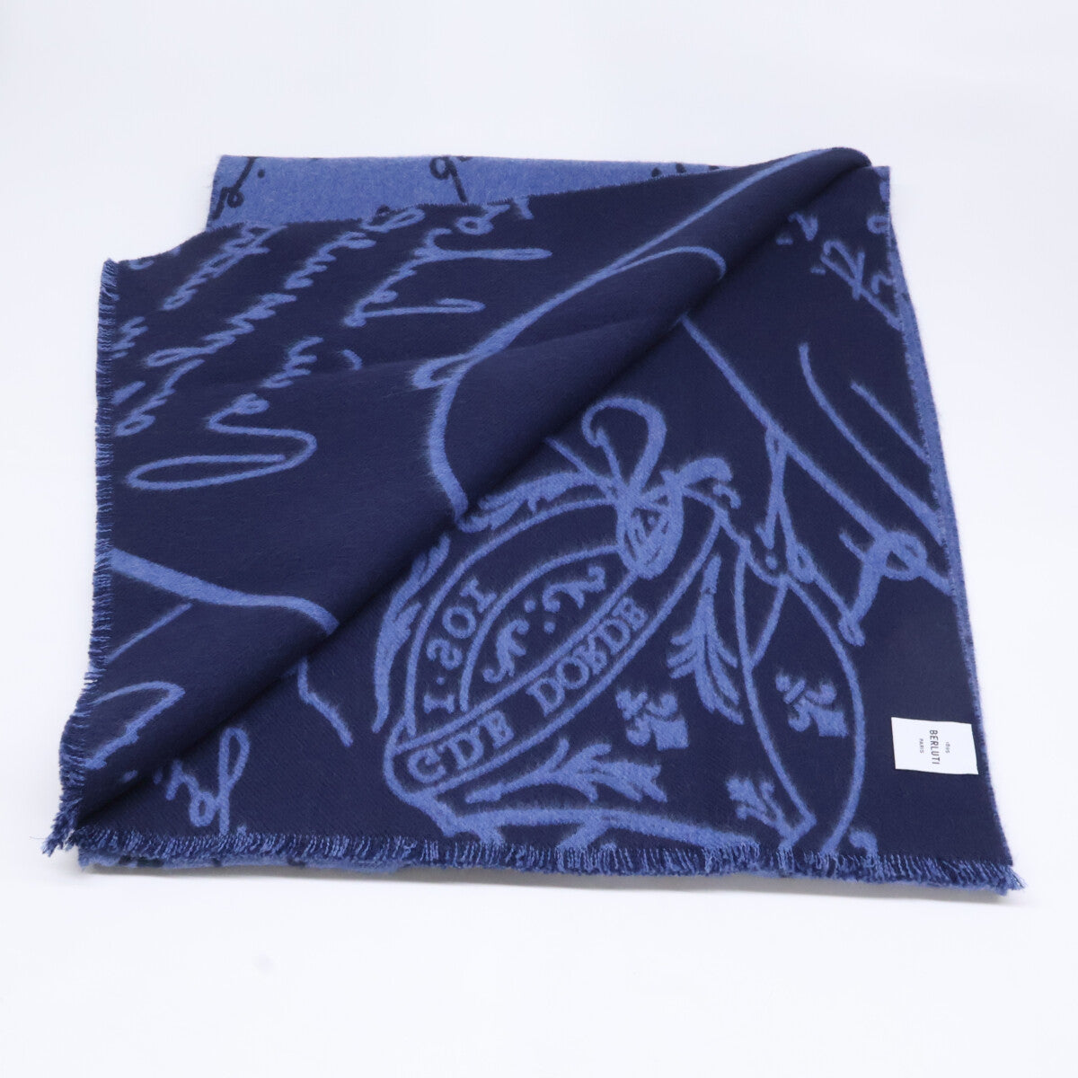berluti ベルルッティ 【美品】ウール スクリット マフラー