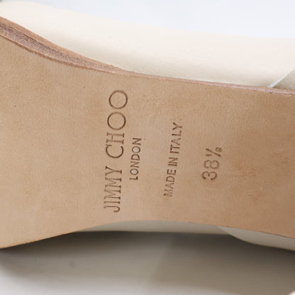 【美品】86877-009 高跟踝靴 38 1/2 女式