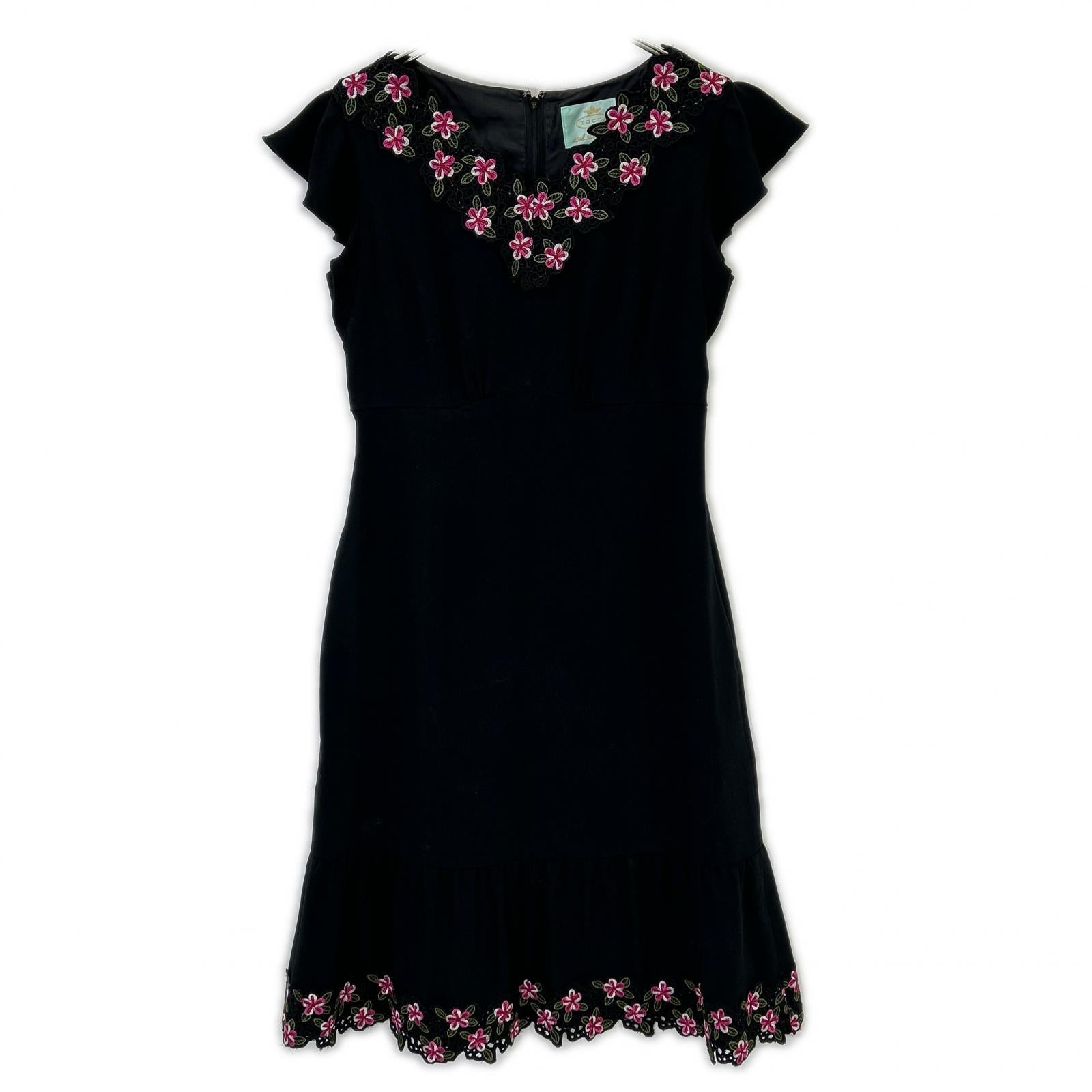 TOCCA トッカ OPTOBM0640 ブラック CAMILLE ドレスワンピース ワンピース