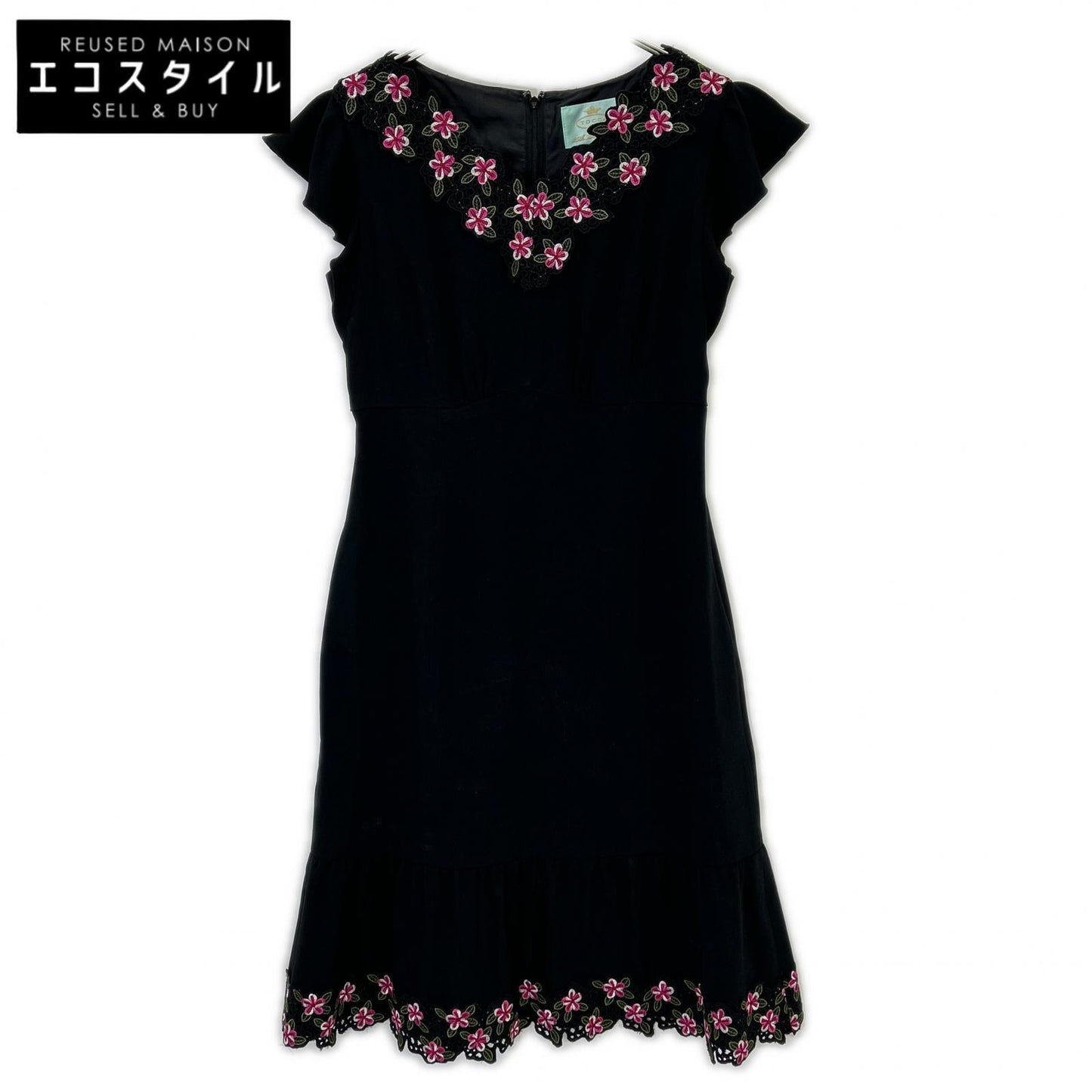 TOCCA トッカ OPTOBM0640 ブラック CAMILLE ドレスワンピース ワンピース