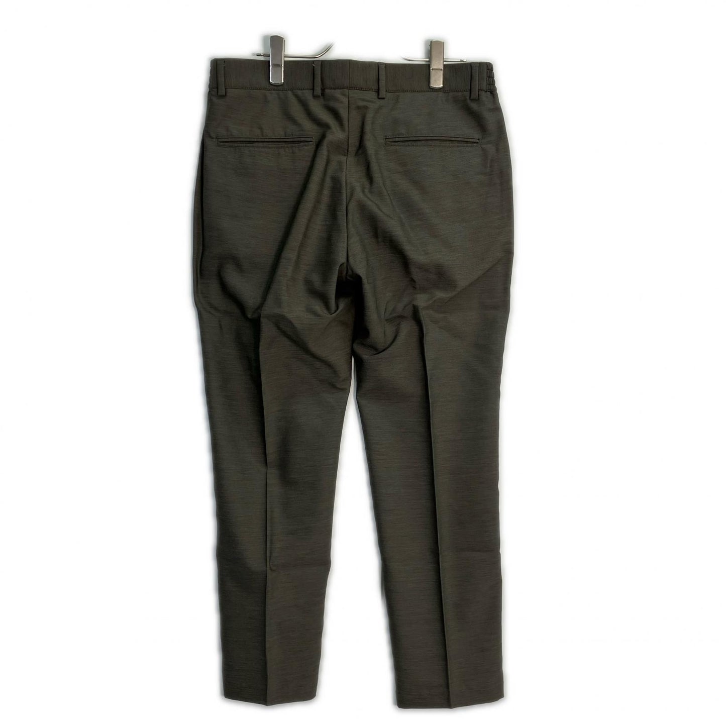 giab's ARCHIVIO bespoke MASACCIO ring brown 3G Shaka Wool No-Pleat Trousers Bottoms