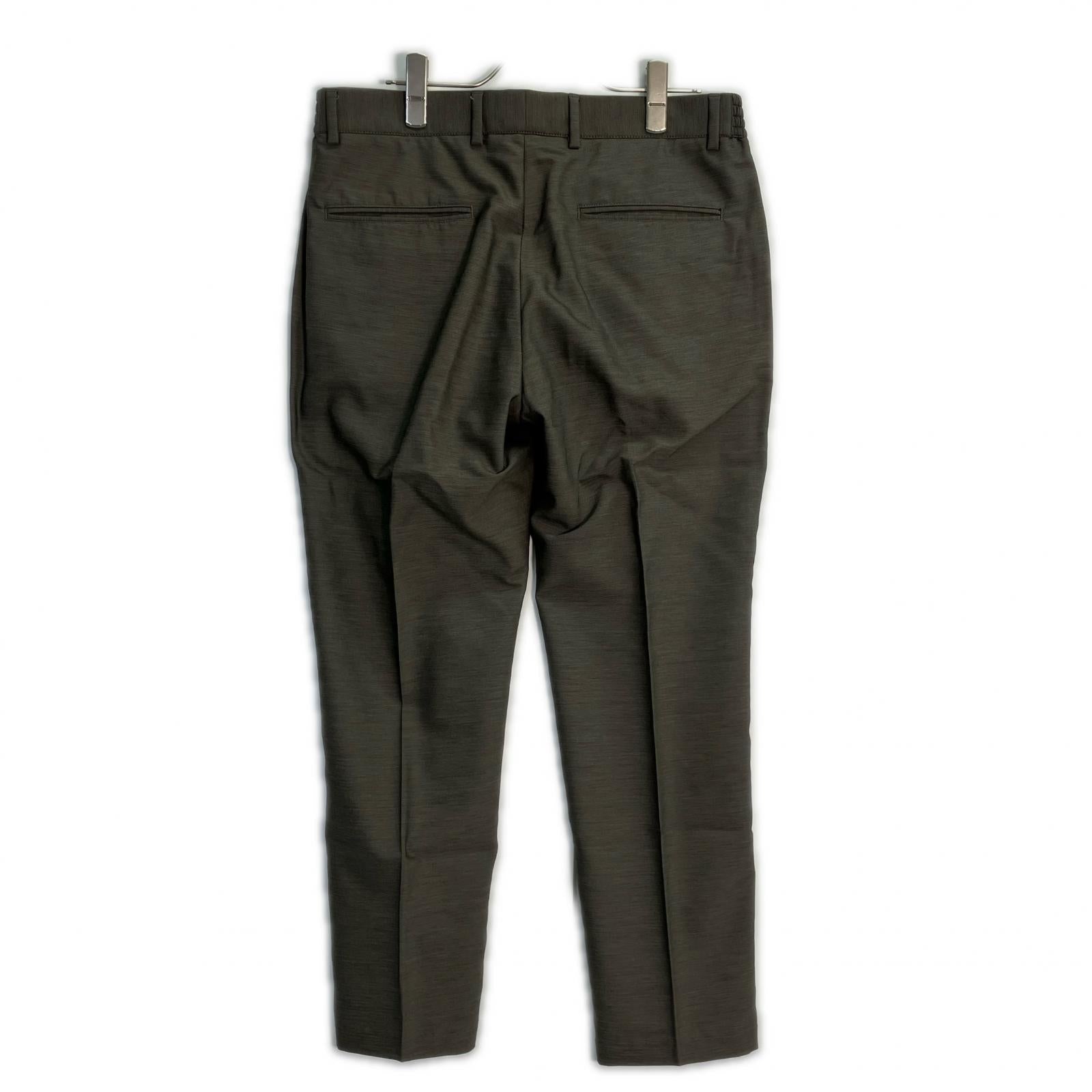 giab's ARCHIVIO bespoke MASACCIO ring brown 3G Shaka Wool No-Pleat Trousers Bottoms