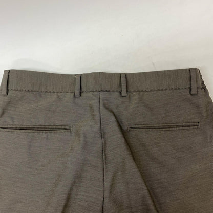 giab's ARCHIVIO bespoke MASACCIO ring brown 3G Shaka Wool No-Pleat Trousers Bottoms