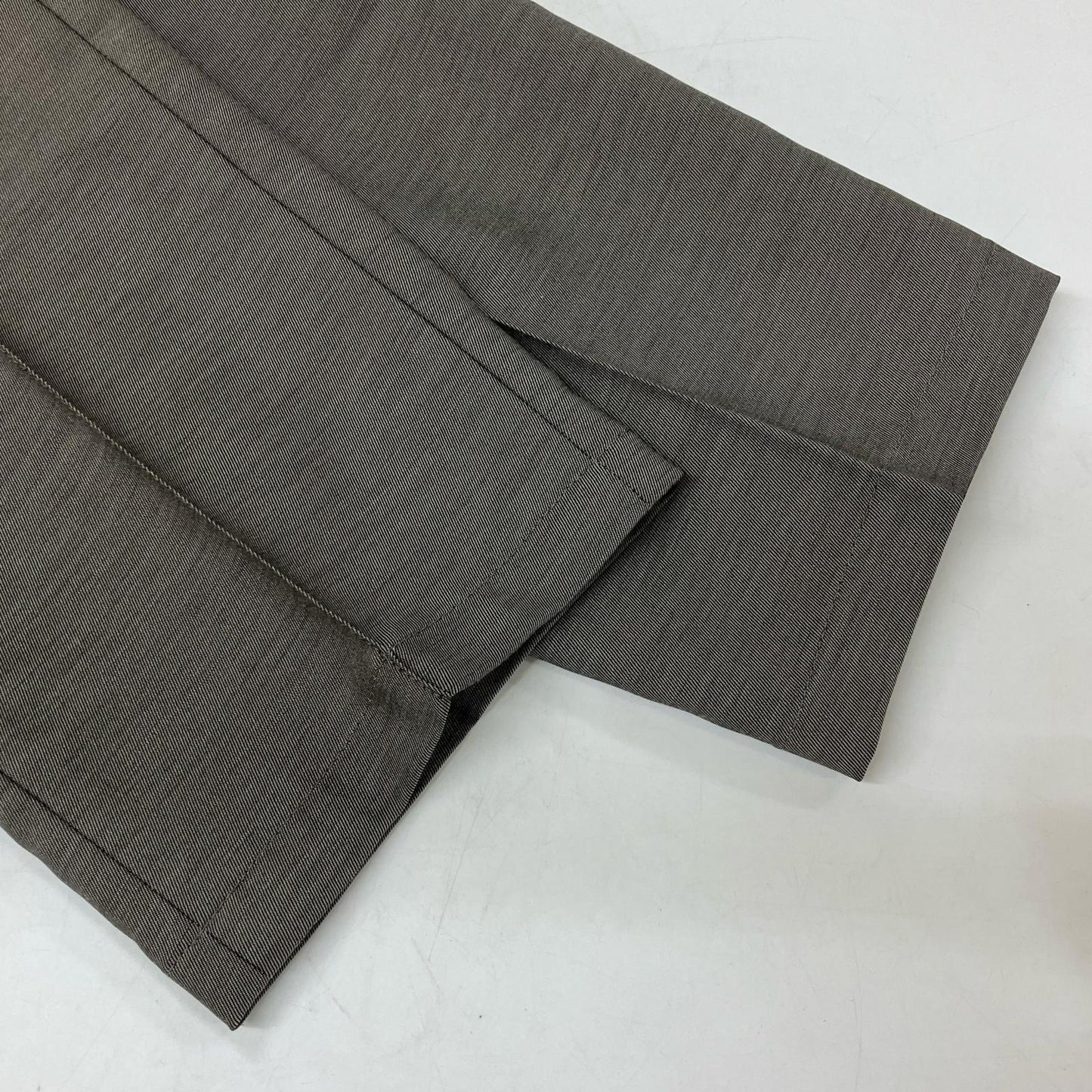 giab's ARCHIVIO bespoke MASACCIO ring brown 3G Shaka Wool No-Pleat Trousers Bottoms