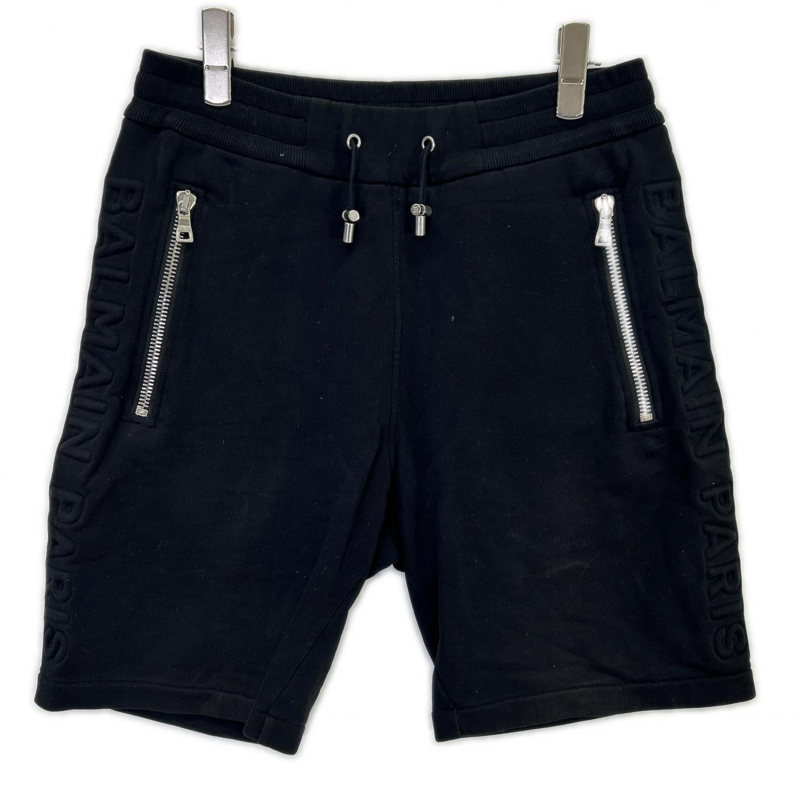 BALMAIN バルマン OA000B141 バルマン サイドロゴ ハーフスウェットパンツ ボトムス