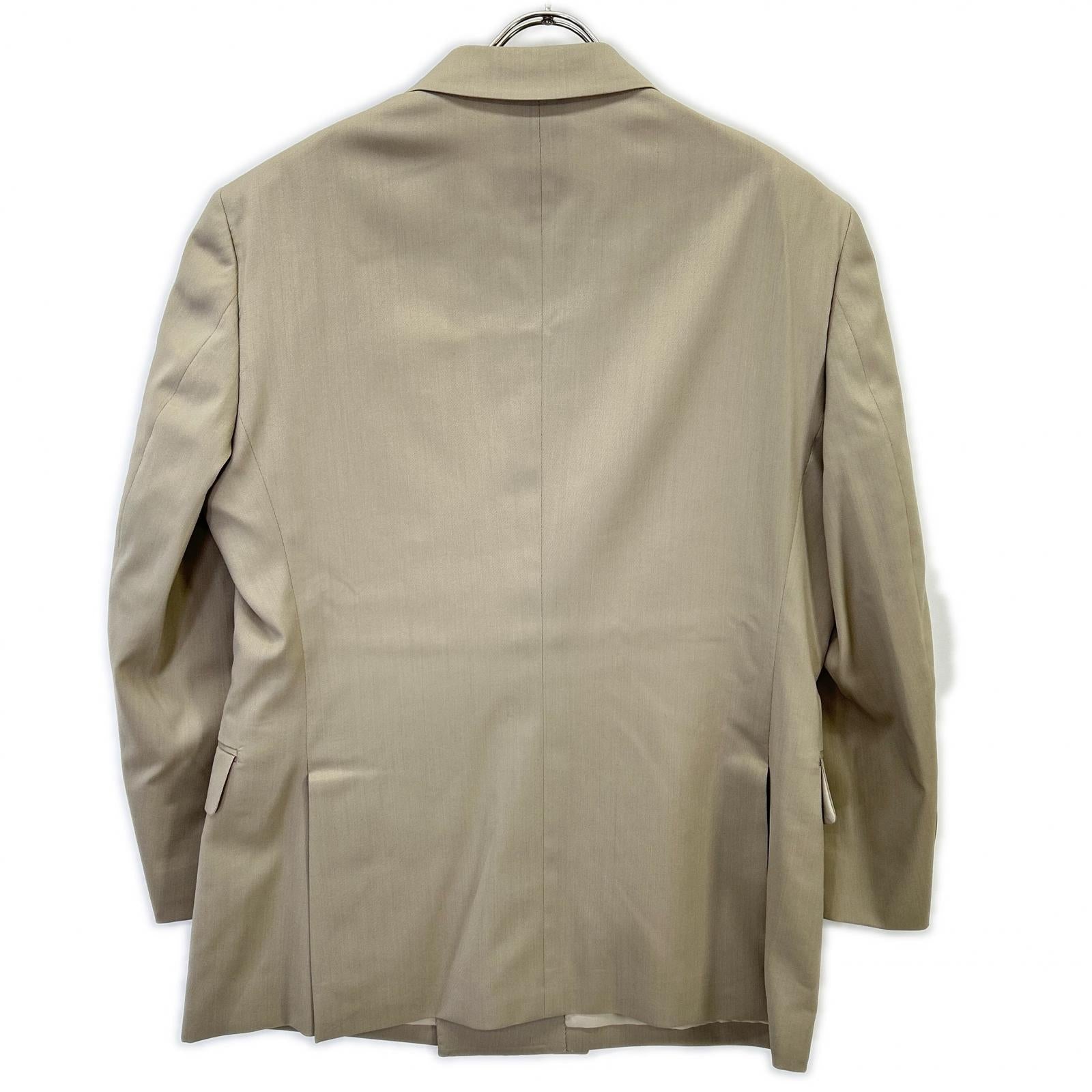 TRY TAILOR トライテーラー ベージュ 3ピース 総裏 ダブルブレスト スーツ スーツ セットアップ