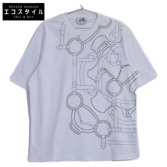 HERMES New Like Domestic Regular ÉPRON D'OR MOSAÏQUE T-shirt Top
