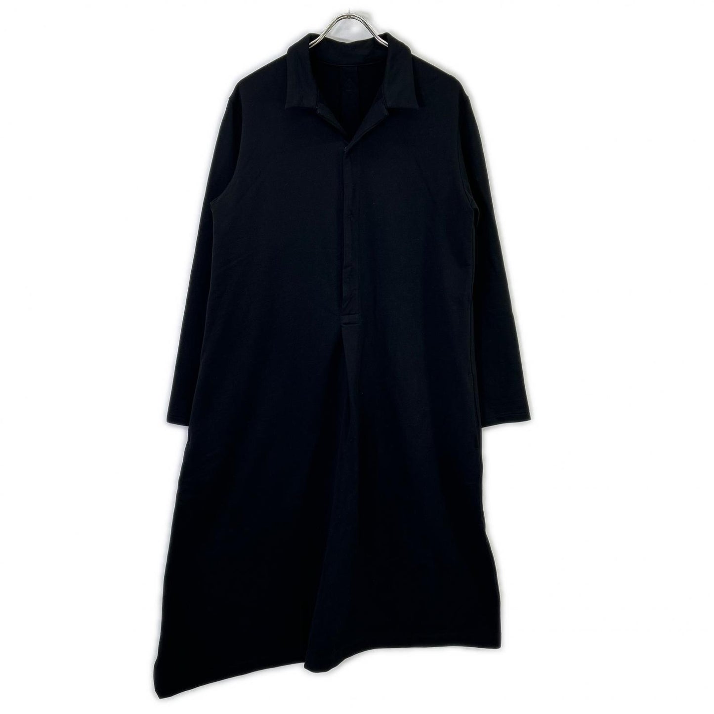 Y's Black YM-T12-673 High-Gauge French Terry Dress