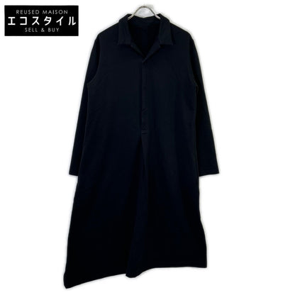 Y's Black YM-T12-673 High-Gauge French Terry Dress