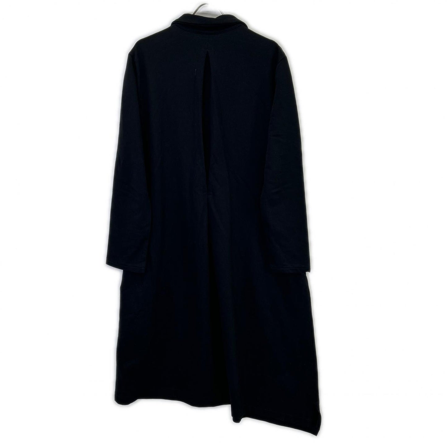 Y's Black YM-T12-673 High-Gauge French Terry Dress