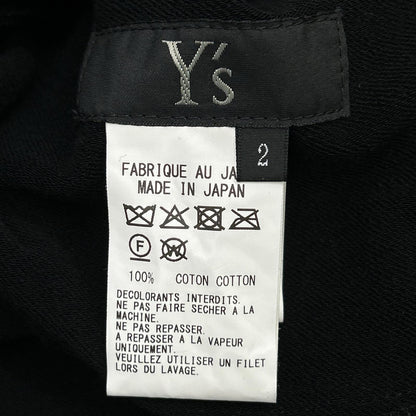 Y's Black YM-T12-673 High-Gauge French Terry Dress