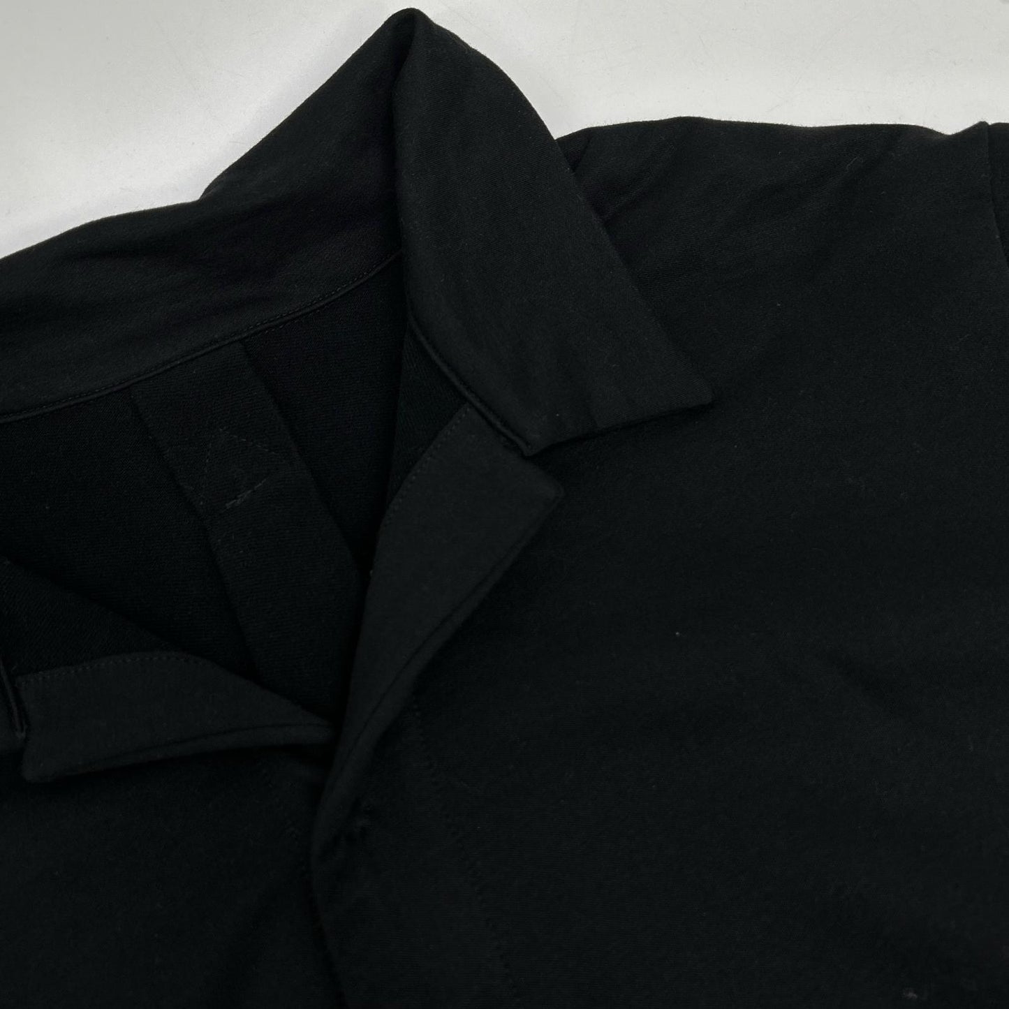 Y's Black YM-T12-673 High-Gauge French Terry Dress