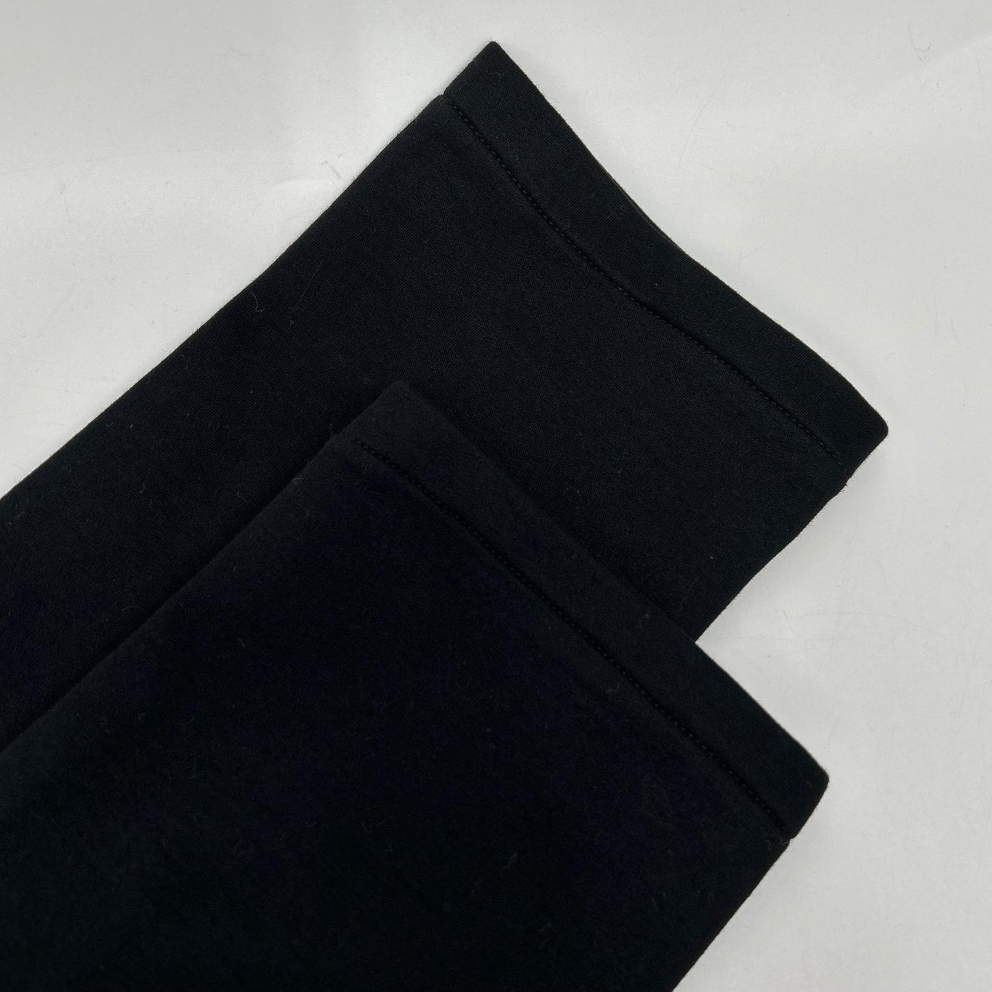 Y's Black YM-T12-673 High-Gauge French Terry Dress