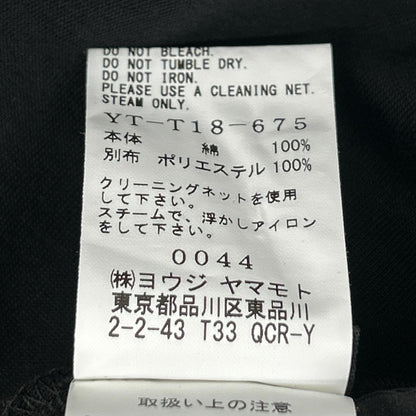 Y's ワイズ ブラック YT-T18-675 コットンカーディガン トップス