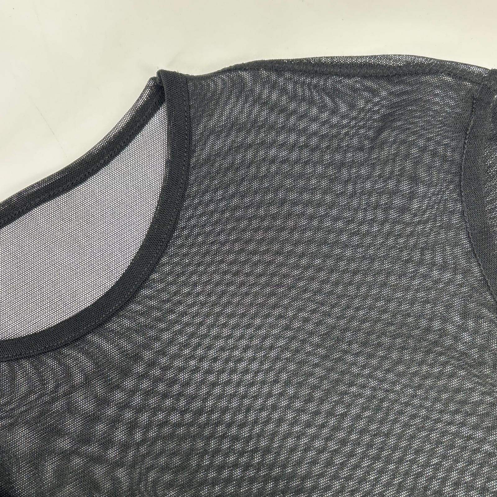 Y's ワイズ YP-T49-932 チュールクルーネックTシャツ トップス