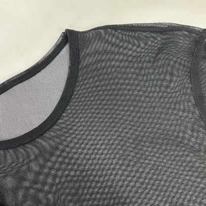 Y's ワイズ YP-T49-932 チュールクルーネックTシャツ トップス