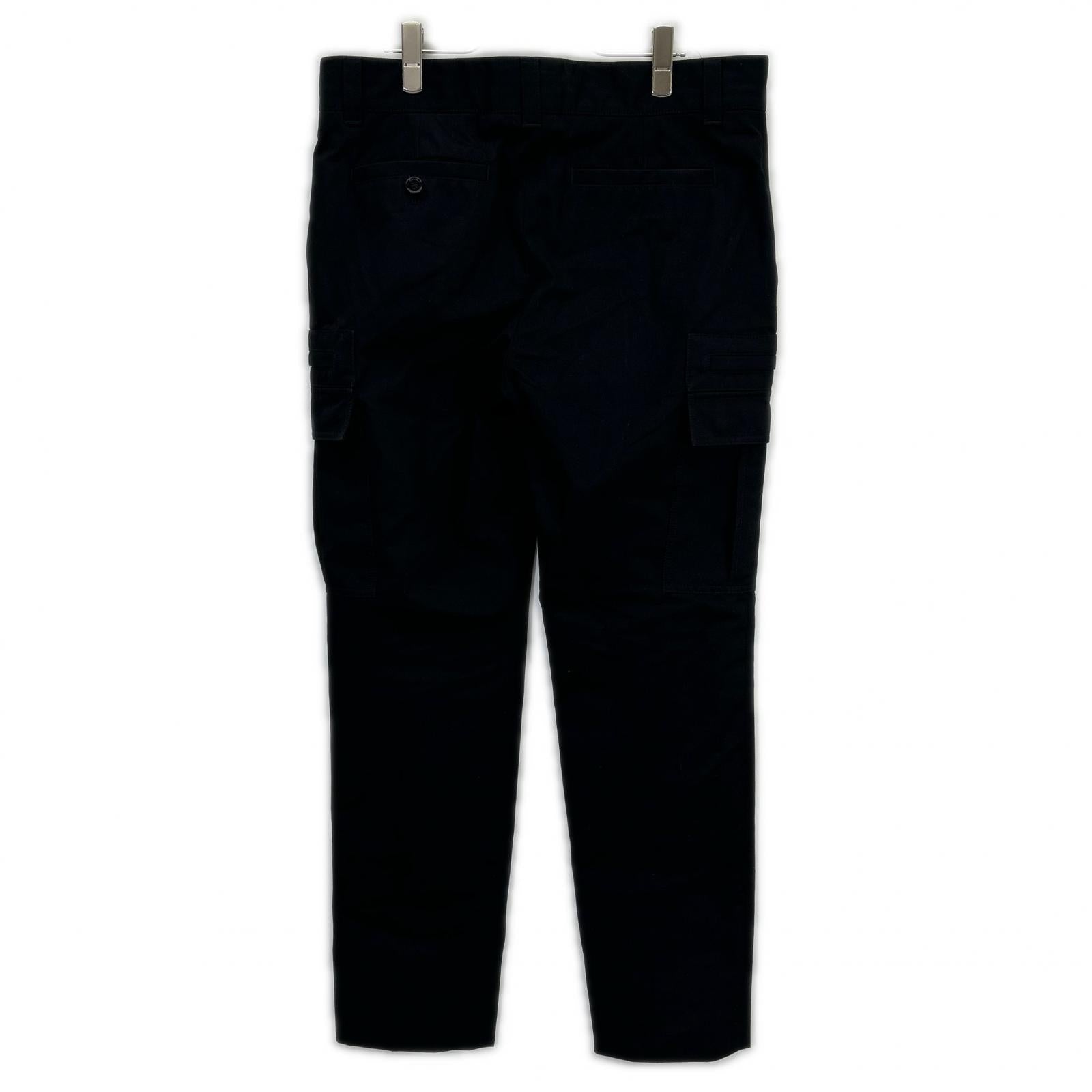 BURBERRY Black 8047029 Cotton Twill Cargo Tapered Pants Bottoms