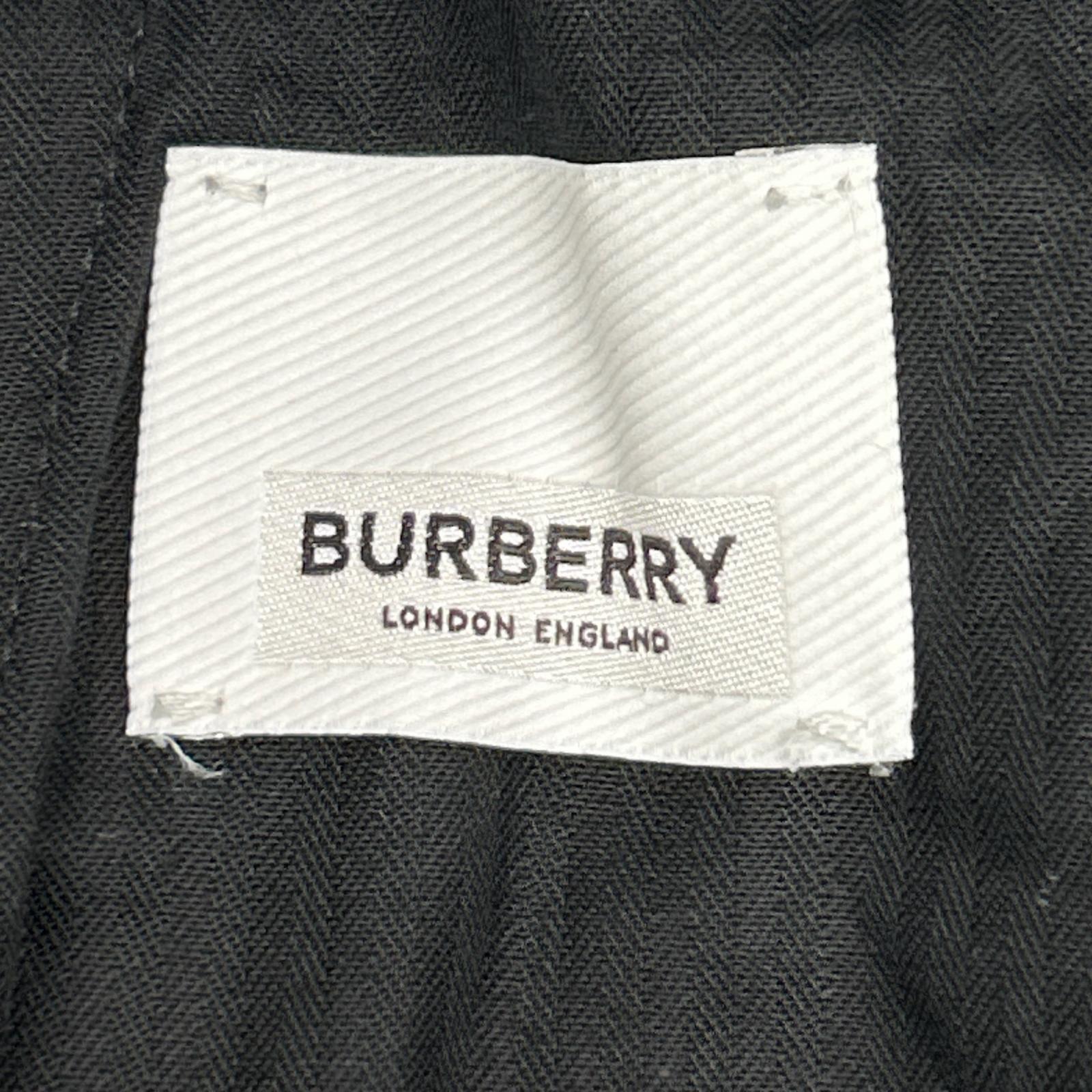 BURBERRY Black 8047029 Cotton Twill Cargo Tapered Pants Bottoms