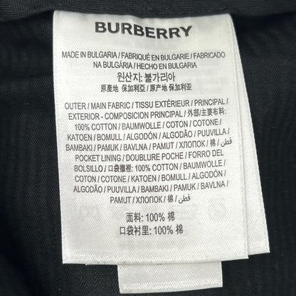 BURBERRY Black 8047029 Cotton Twill Cargo Tapered Pants Bottoms