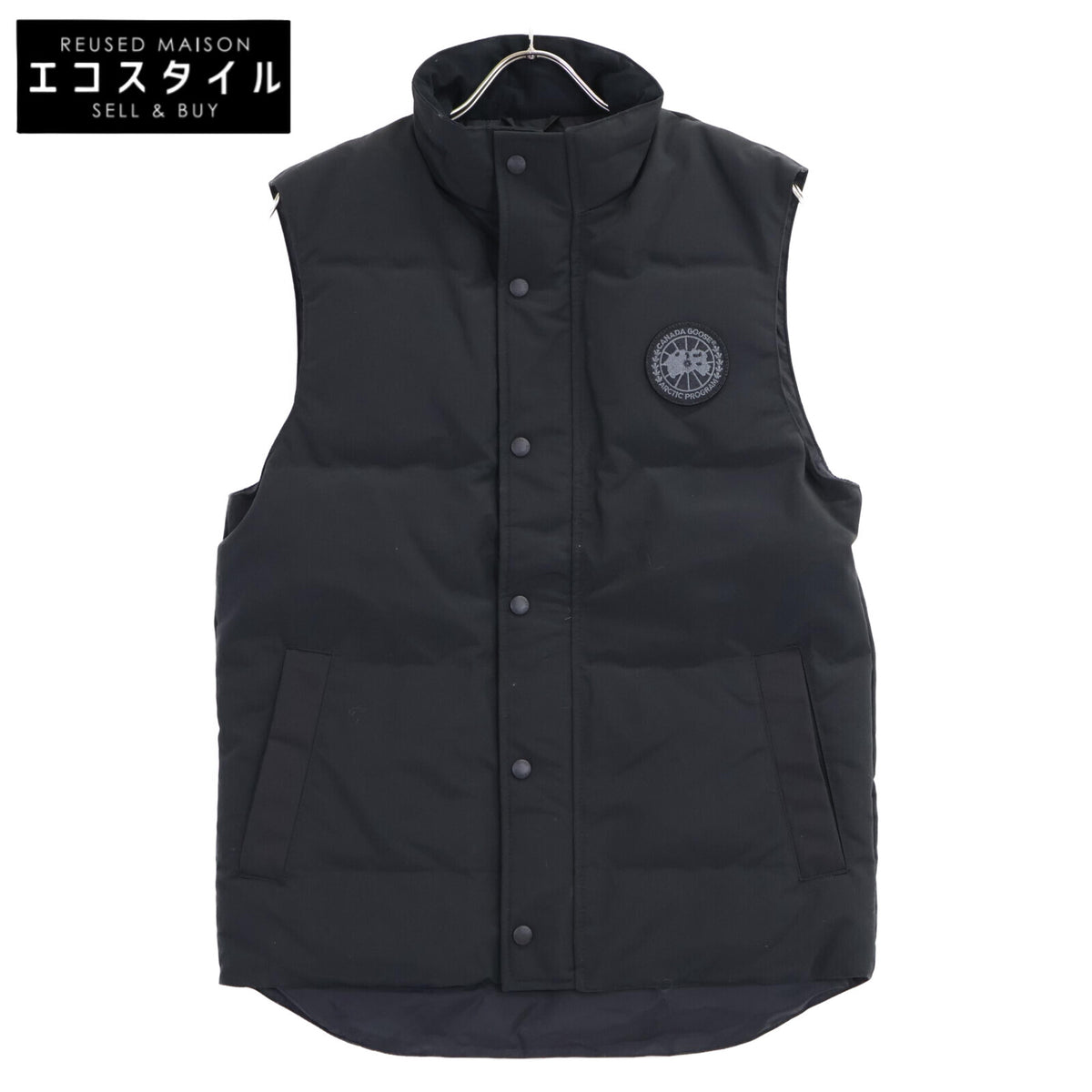 CANADA GOOSE 加拿大鹅 【全新/国内正规（株）加拿大鹅日本分公司】4151MB BLACK DISC Garson马甲 Black Label 羽绒马甲 S码