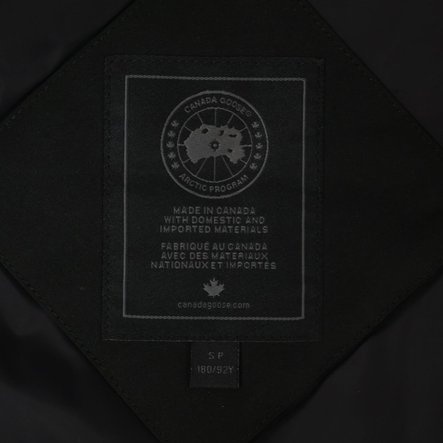 CANADA GOOSE 加拿大鹅 【全新/国内正规（株）加拿大鹅日本分公司】4151MB BLACK DISC Garson马甲 Black Label 羽绒马甲 S码