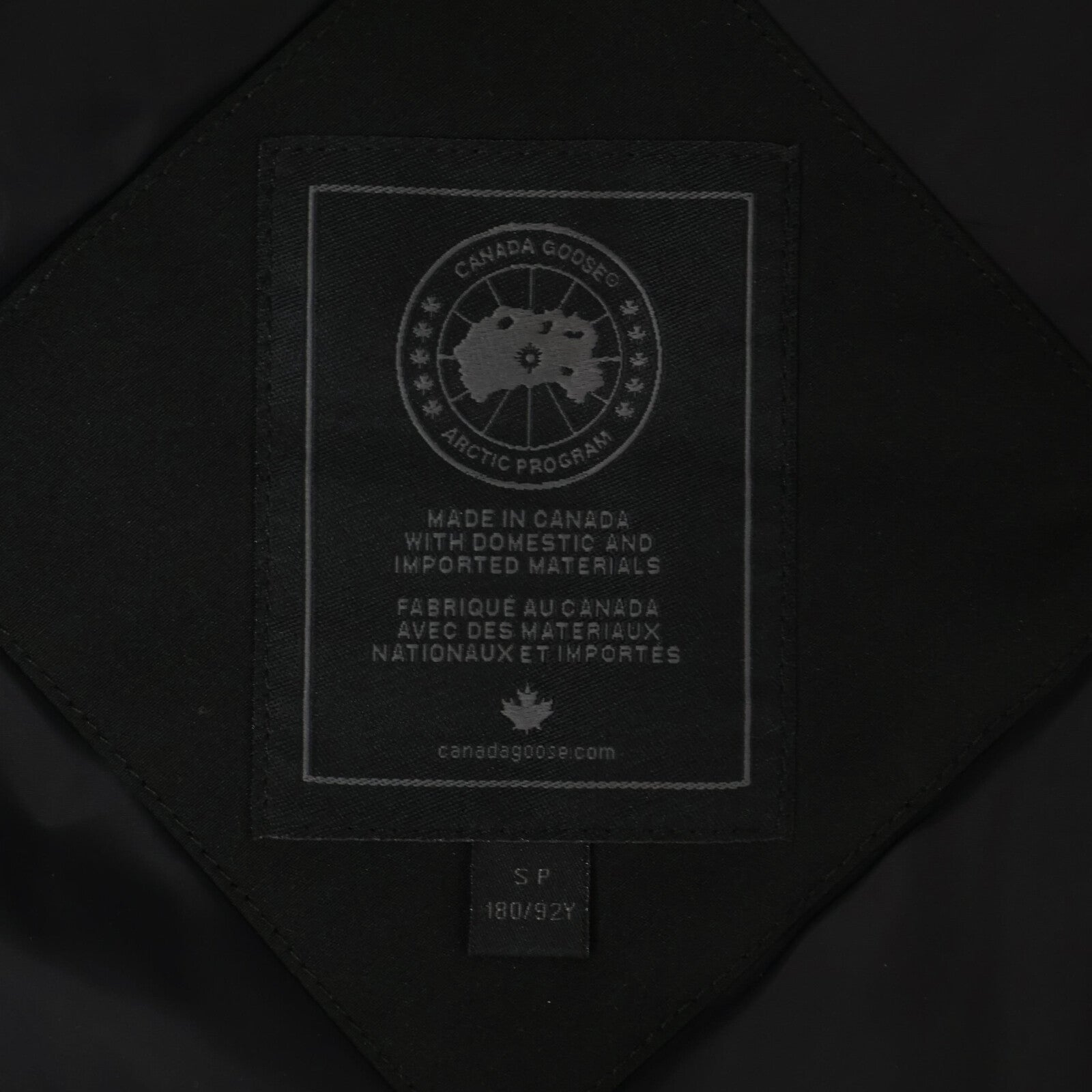 CANADA GOOSE 加拿大鹅 【全新/国内正规（株）加拿大鹅日本分公司】4151MB BLACK DISC Garson马甲 Black Label 羽绒马甲 S码